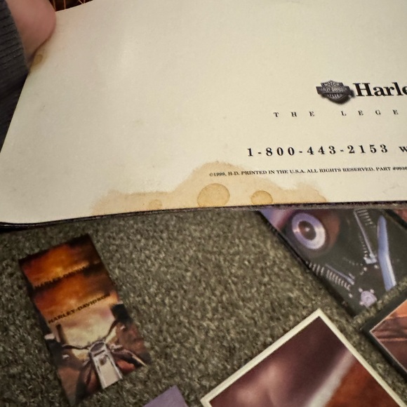 Vintage Harley Davidson 90s & 2000 Sales Brochure Catalog Flyer Lot Of 22+ Items - Picture 13 of 14